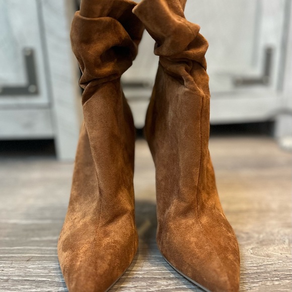🍁❣️🍂Brand New Forever 21 Slouchy Suede Stiletto Booties, size 7🍁❣️🍂 - Picture 8 of 10